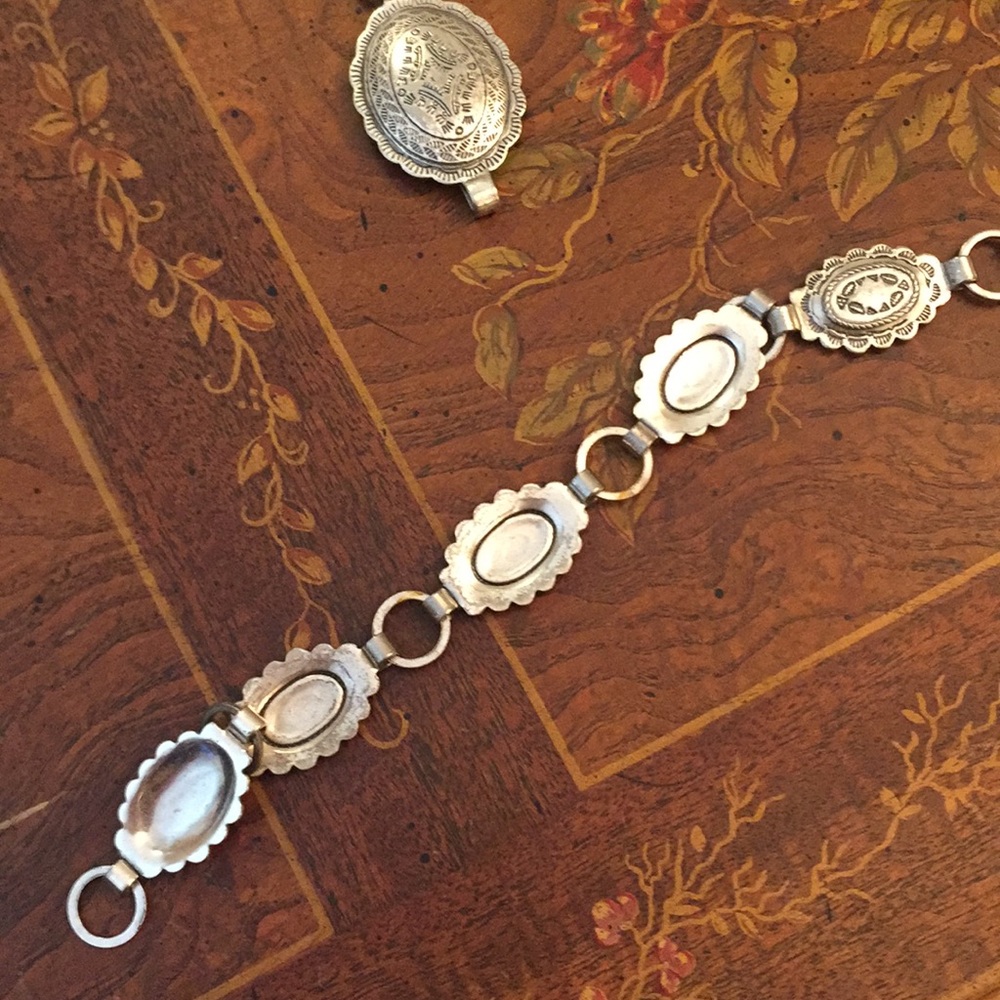 Sanford silver plated belt/ necklace - Picture 6 of 8